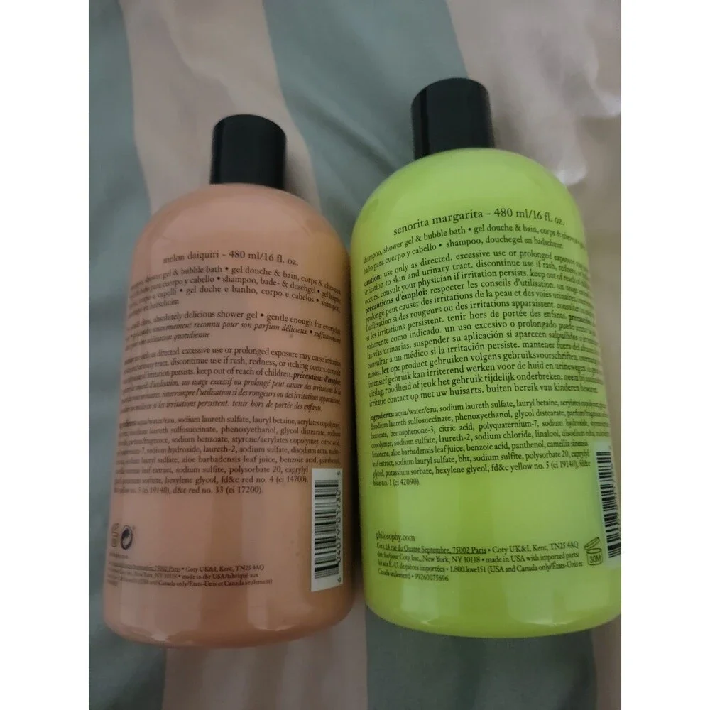 Philosophy Melon Daiquiri & Senorita Margarita 16oz NEW